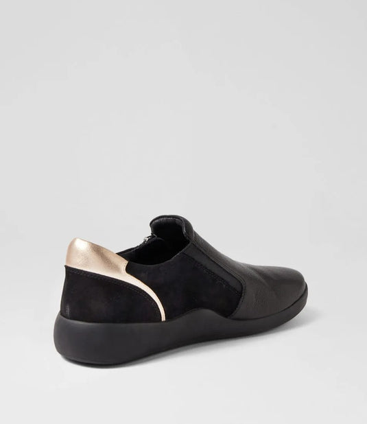 Ziera Women's Yoyce XW Black-Pale Gold Ziera Women's Yoyce XW Black-Pale Gold