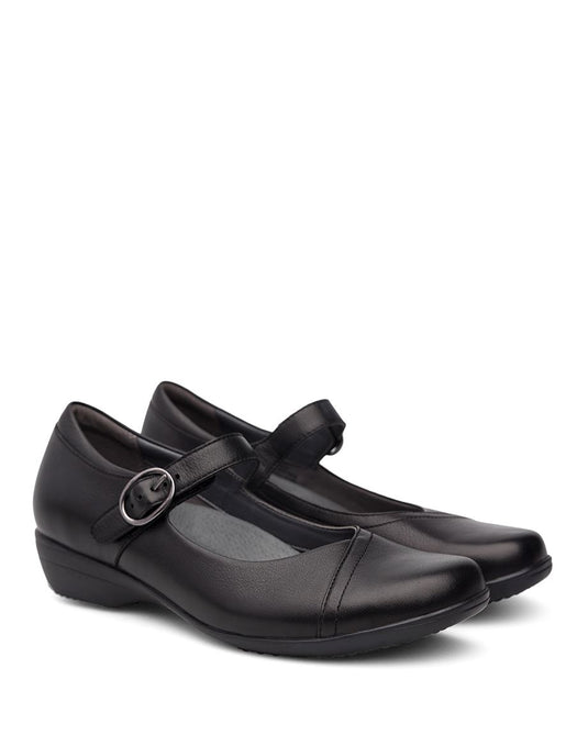 Dansko Women's Fawna Black Milled Nappa