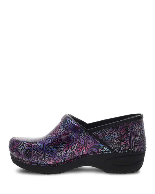 Dansko XP 2.0 Clog Engraved Floral Patent