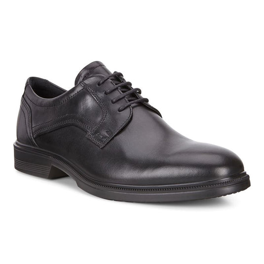 Ecco Men's Lisbon Cap Toe Tie Shoe Black