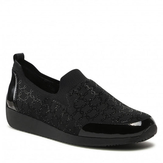 Ara Women's Lissabon Slip-on Shoe Black