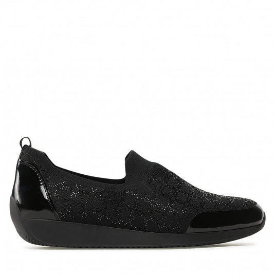 Ara Women's Lissabon Slip-on Shoe Black