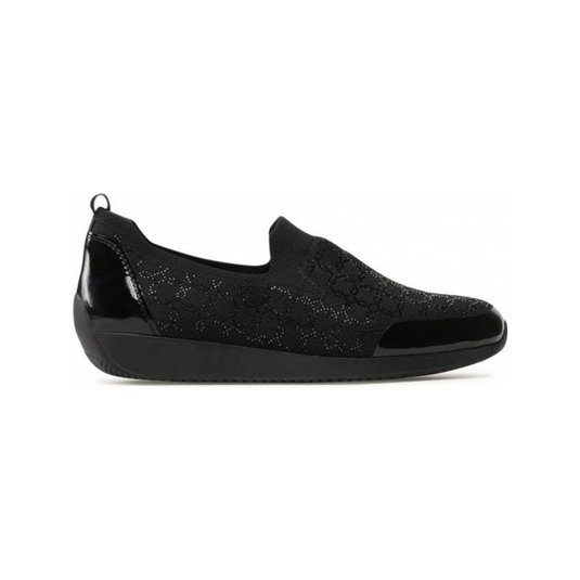 Ara Women's Lissabon Slip-on Shoe Black