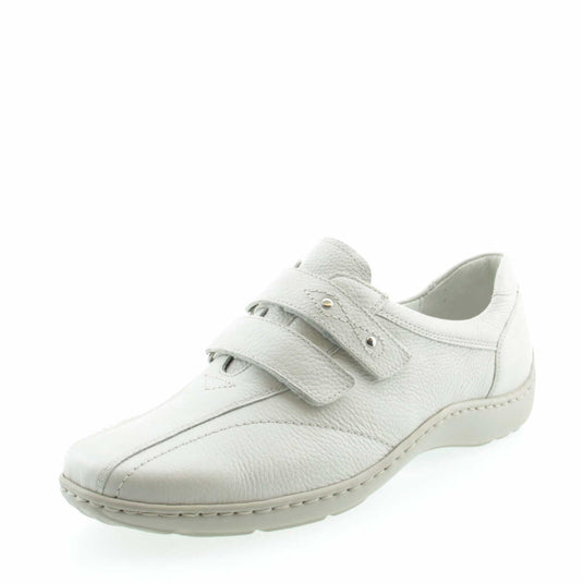 Waldlaufer Women's Henni Velcro Shoe White