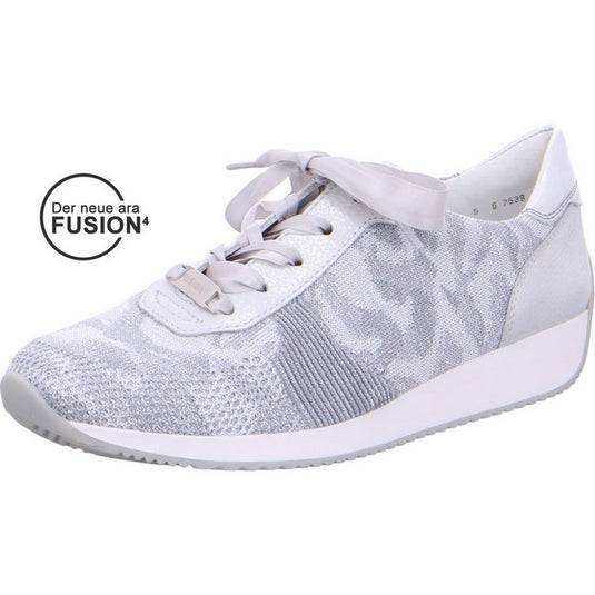 Ara Women's Lilly Sneakers Silver Camo Woven