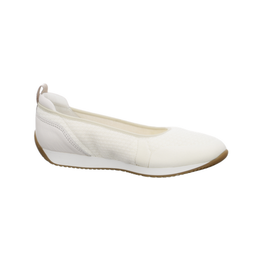 Ara Women's Perth Sport Ballet Cream White