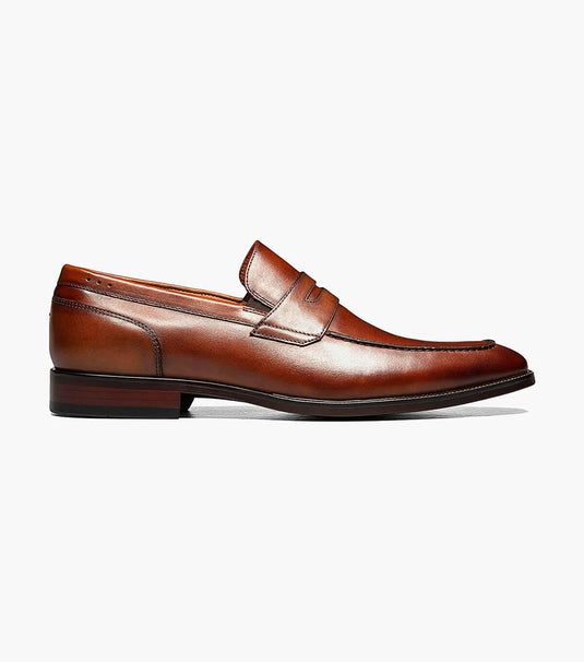 Florsheim Men's Sorrento Moc Toe Penny Loafer Cognac