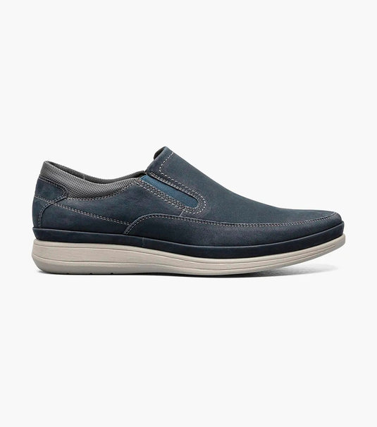 Florsheim Men's Motion Moc Toe Slip On Navy Nubuck