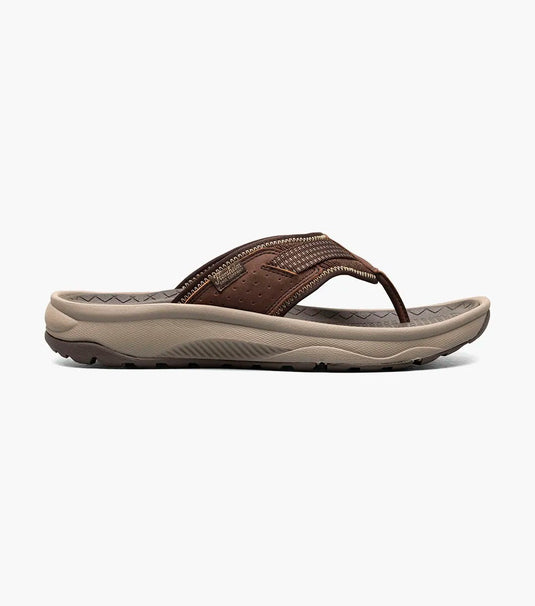 Florsheim Men's Sandal Tread lite Thong Sandal Brown