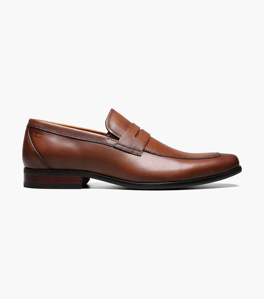 Florsheim Men's Postino Moc Toe Penny Loafer Cognac