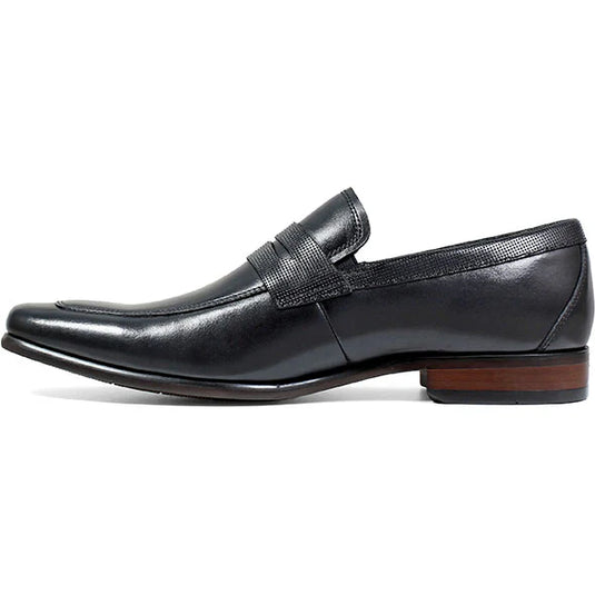 Florsheim Men's Postino Moc Toe Penny Loafer Black