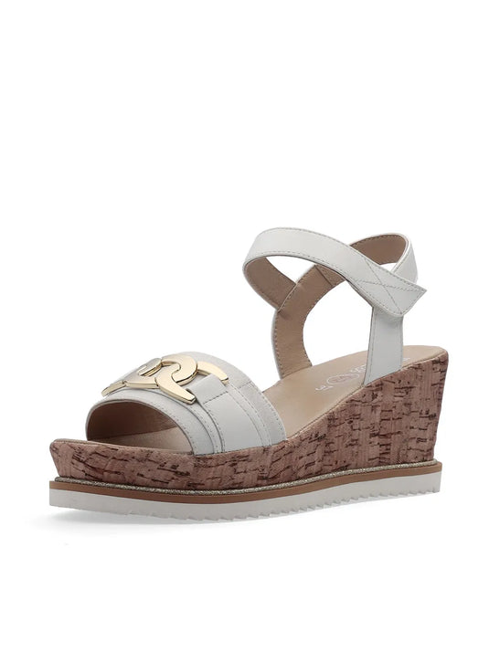 Ara Women's Parma Wedge sandals White