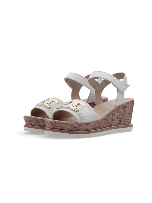 Ara Women's Parma Wedge sandals White