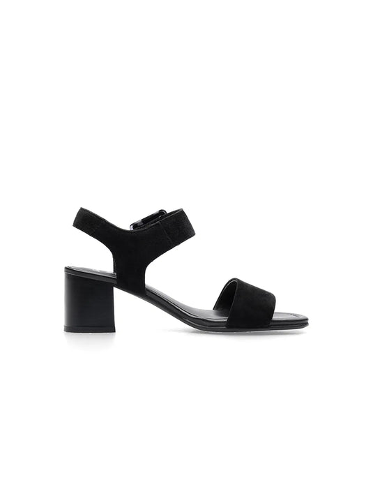 Ara Women's Brighton Suede Pump Sandals Black