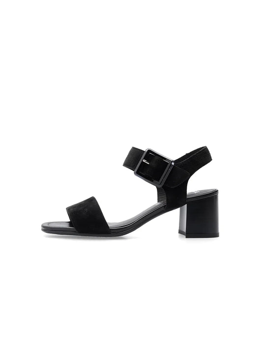 Ara Women's Brighton Suede Pump Sandals Black