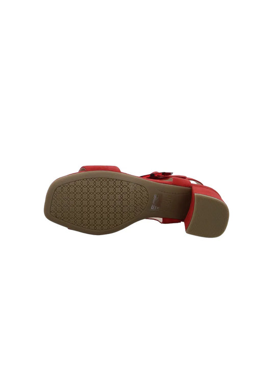 Ara Women's Brighton Suede Pump Sandals Red