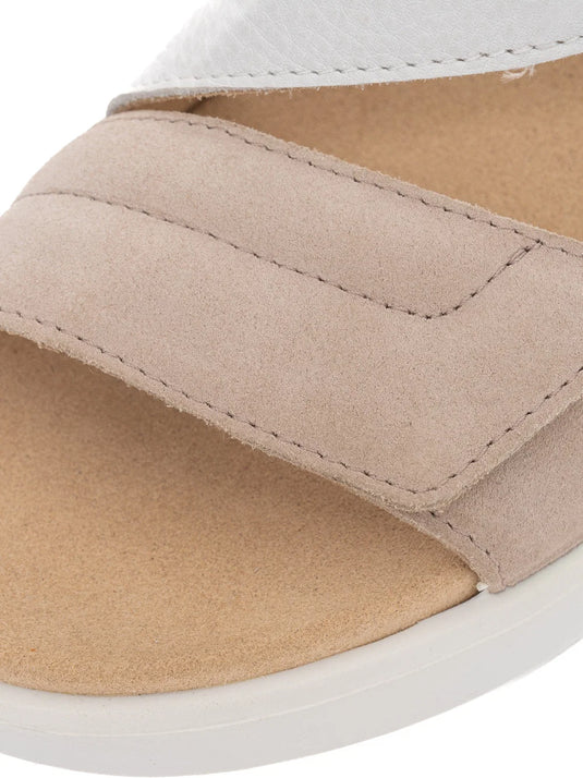Ara Women's Marina Triple Adjustable Sandal Sand/Weiss/Platin