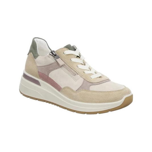 Ara Women's Gardenia Sneaker Sand Moon Rose Suede