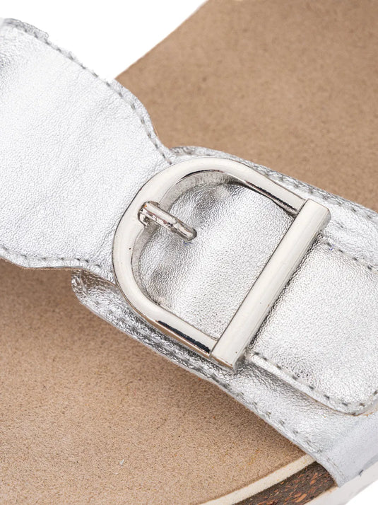 ARA Women Nova | Norderney Platform Sandal Platinum Metallic
