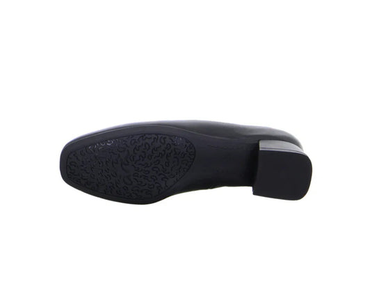 Ara Women's Graz | Giza Court Shoes Black Leather