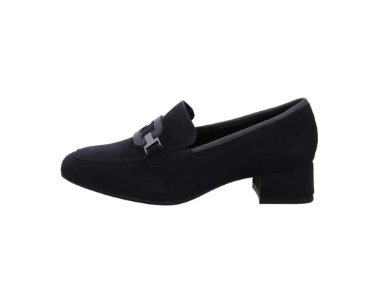Ara Women's Graz | Giza Court Shoes Navy Kid Suede