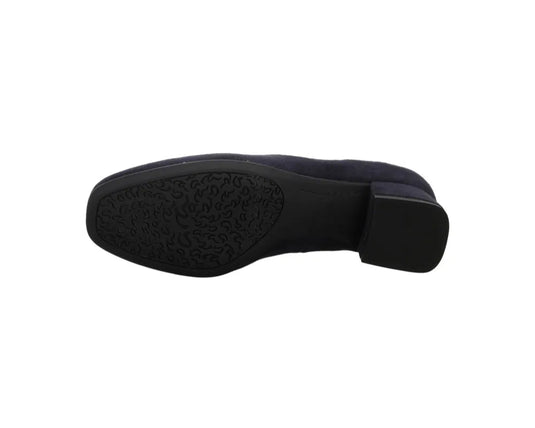 Ara Women's Graz | Giza Court Shoes Navy Kid Suede