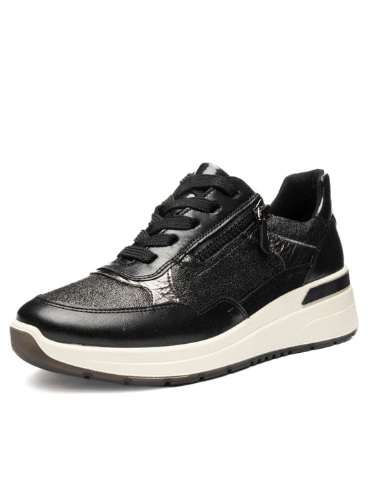 Ara Women's Gardenia | Garda Sneakers Black steel