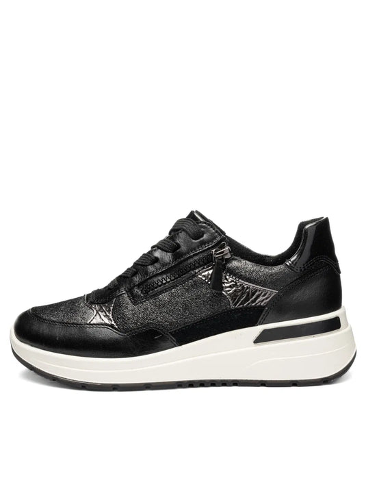 Ara Women's Gardenia | Garda Sneakers Black steel