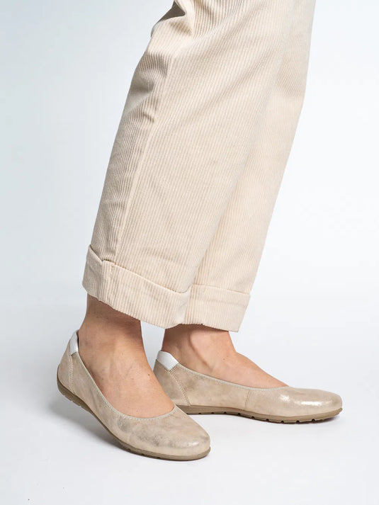 Ara Women's Bari- Sport 12-52104 Ballet Pumps Champagne