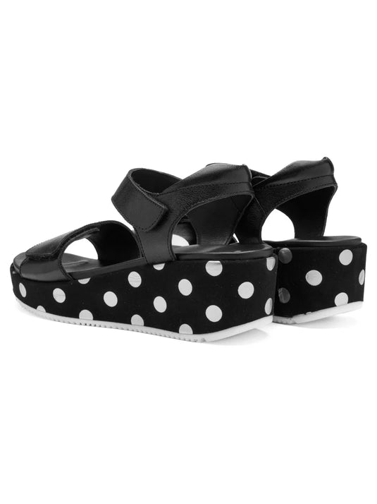 Ara Women's Rimini 12-51502 Wedge Sandal Black