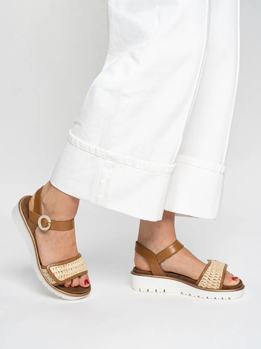 Ara Women's Bilbao 12-33519 Platform Sandal Bloom Brown