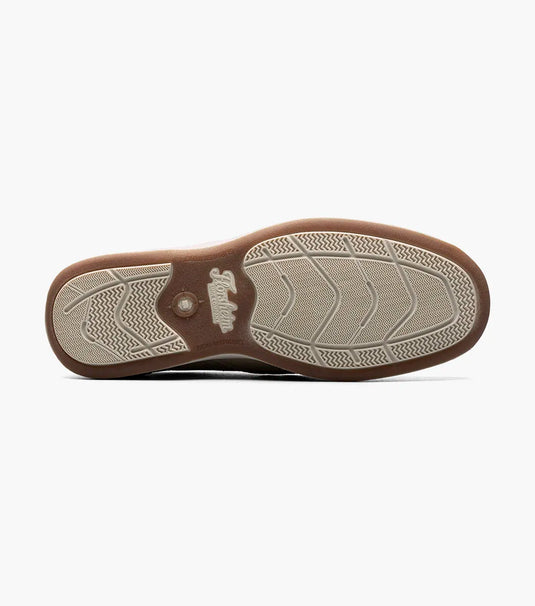 Florsheim Men's Lakeside Canvas Moc Toe Slip On Sand