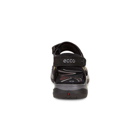 Ecco Women's Offroad Yucatan Sandals Black/Mole/Black