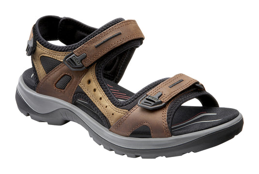 Ecco Women's Offroad Yucatan Sandals Bison/Mineral/Black