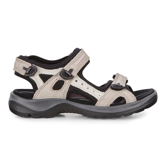 Ecco Women's Offroad Yucatan Sandals Atmosphere/Ice W./Black