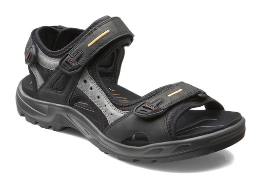 Ecco Men's Offroad Yucatan Sandals Black/Mole/Black