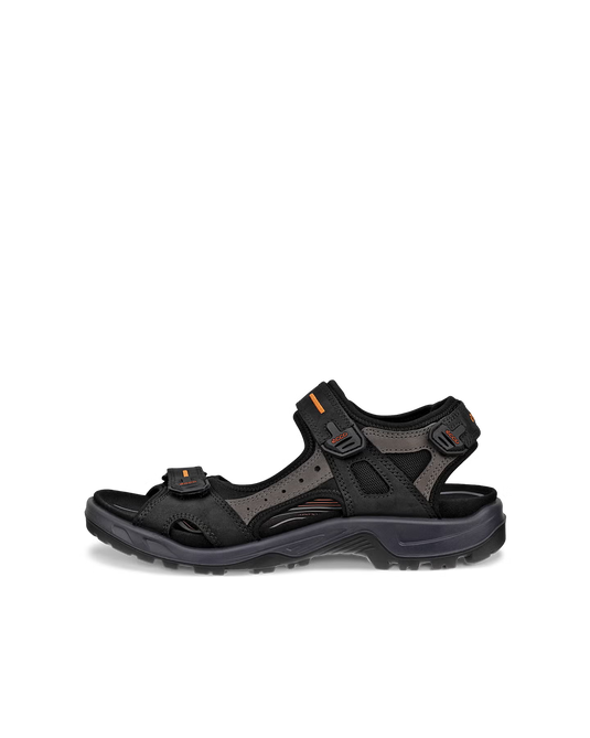 Ecco Men's Offroad Yucatan Sandals Black/Mole/Black