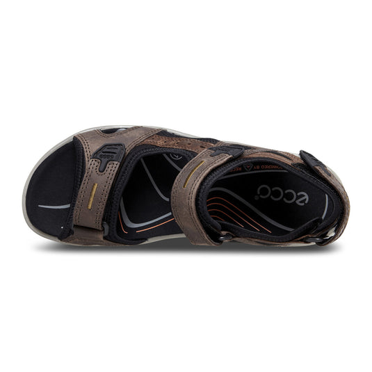 Ecco Men's Offroad Yucatan Sandals Espresso/Cocoa Brown/Black