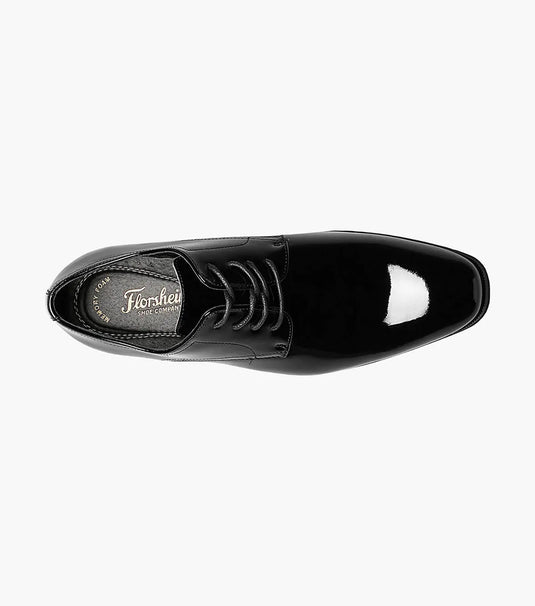 Florsheim Men's Tux Plain Toe Oxford Black Patent