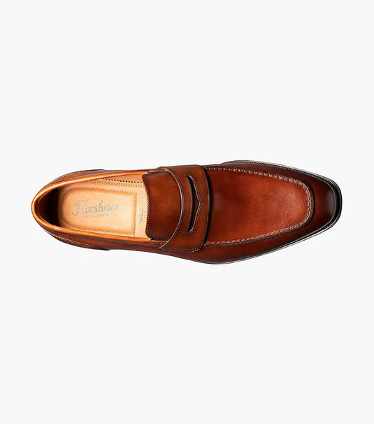 Florsheim Men's Sorrento Moc Toe Penny Loafer Cognac
