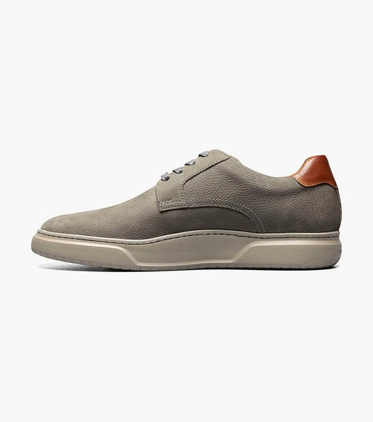 Florsheim Men's Premier Plain Toe Lace Up Sneakers Gray