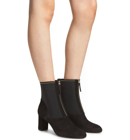 David Tate Women's Monique Bootie Black Suede