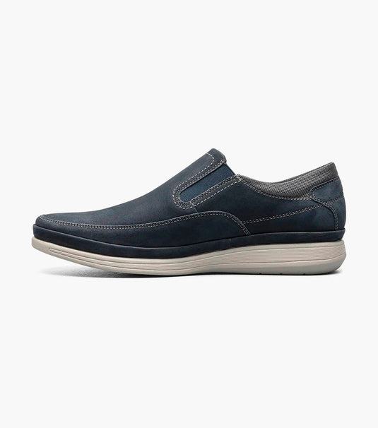 Florsheim Men's Motion Moc Toe Slip On Navy Nubuck