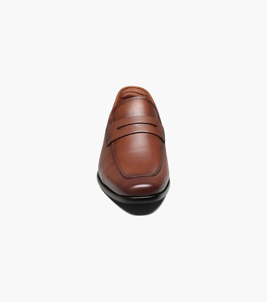 Florsheim Men's Postino Moc Toe Penny Loafer Cognac