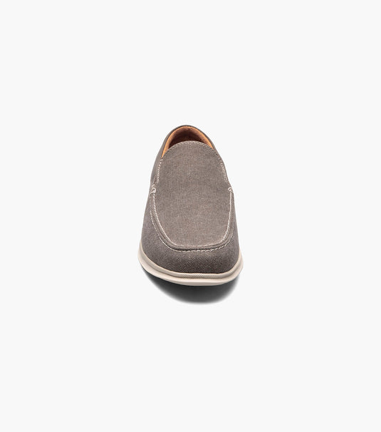 Florsheim Men's Montigo  Canvas Moc Toe Venetian Loafer Grey