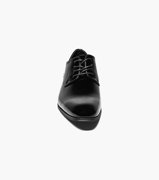 Florsheim Men's Tux Plain Toe Oxford Black Patent