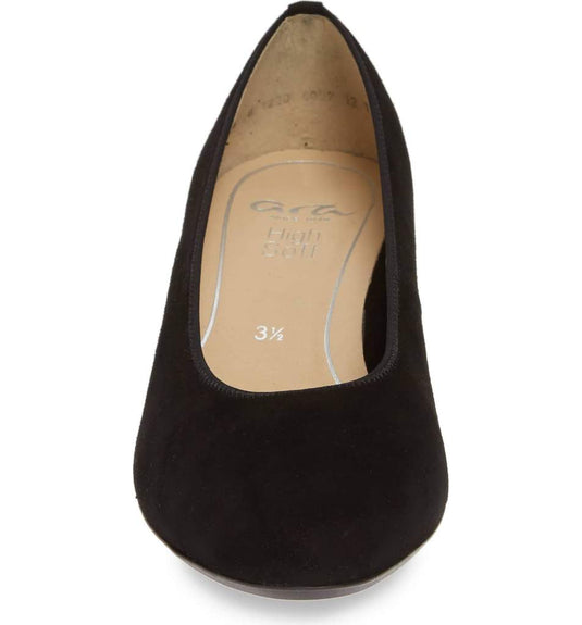 Ara Women's Kendall Pump Black Suede