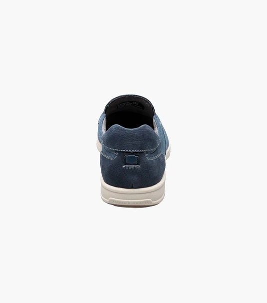 Florsheim Men's Lakeside Canvas Moc Toe Slip On Navy
