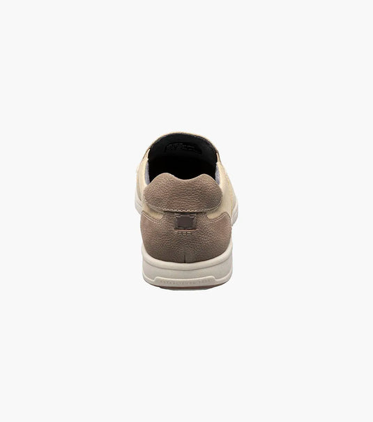 Florsheim Men's Lakeside Canvas Moc Toe Slip On Sand