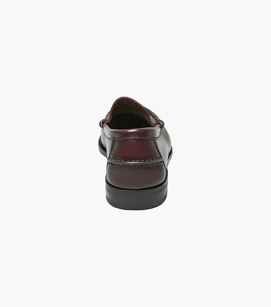 Florsheim Men's Berkley Moc Toe Penny Loafer Burgundy